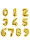 4 Years Gold Gold Color Foil Balloon 34 Inch 80cm Birthday Celebration Party Balloon - 2