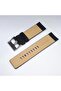 26mm Diesel Compatible Black Genuine Leather Watch Band Clasp Size 26mm - 2