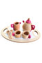 Educational Pink Wooden Toy Tea Set - 2