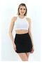 Women's Black Corduroy Short Mini Pencil Skirt - 7