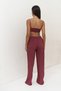 Melia Lace Detail Claret Red Triple Set - 4