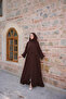 simple abaya with self-wrap Bat-medina silk