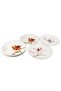 Royal Flowers Serving Plate Set of 6