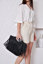 Vecchio Hand Knitted Elegant Tassel Detailed Daily Bag - 5
