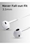 3.5mm Wired In-ear Headphones W/ Mic, Stereo Sound, Universal For Ios, Android, Ps4/5, Mac & More. - 4