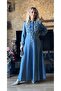 Hijab-Compatible Summer Denim Jeans Dress - Stylish and Comfortable Design - 3