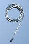 Steel Cut Cross Rectangle Model Necklace 3 mm Silver Color |   Non-Tarnishing, Unisex, 2-Year Warranty