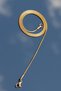Steel Italian Round Snake Necklace Gold Color 1 mm |   No Tarnish, Unisex, 2 Years Warranty