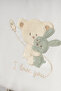 100% Cotton 10-Piece Hospital Discharge Set with Hugging Teddy Bear Pattern in Box - 2