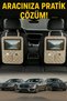 Hand Feather Car Seat Back Organizer In-Car Tablet Holder Car Trunk Bag Car Interior Accessories - 2