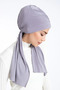 Dubai Bone Grey Hijab Clothing - Plain Head Cover, Women'S, Casual - 4