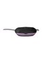 Cast Rectangular Grill Pan Cast Iron Solid Handle Size 26x32cm