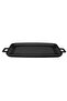 Cast Rectangular Grill Tray Cast Iron Solid Double Handle Size 31x42cm