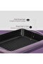 Cast Rectangular Grill Pan Cast Iron Solid Handle Size 22x32cm - 4