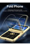 P20 2.4 Inch HD Display Flip 2G 4 SIM GSM Unlocked LED Flashlight Mobile Phone - Gold - 8