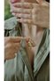 Sihra Accessories Steel Paperclip Chain Zircon Stone Heart Pendant Silver Color - 3