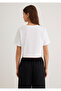 White Crop Basic T-Shirt Crop / Short Cut 1613072 -620 - 5