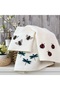 Wing - Embroidered Kitchen Towel 70% Bamboo / 30% Cotton - Cream Set of 3 30X50
