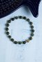 Certified Jade and Hematite Natural Stone Bracelet – Gold Detailed - 4