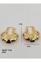 Tarnish Free Steel Vintage Hoop Earrings - 3
