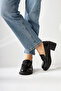 Berita Black Thick Heeled Women's Shoes - 8