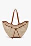 Large Tote Bag Beige & Tan Niesha Allure