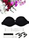 Supportless (No Padding) Transparent Strapless Back Evening Dress Bra (, Wedding, Engagement, Henna Bra) - 2