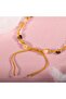 Aries Natural Stone Natural Macrame Necklace-amethyst-granate Lal-sun T-jasper-pink K-citrine-aventurine - 6