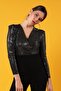 Women's Gray Black Jumpsuit - 4