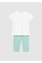Baby Girl Tights Set Green - 2