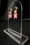 Children's Steel Earrings with Pink Teddy Bear - Fluffy Series - 3