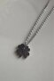 Steel necklace with clover charm | miracle series - 3