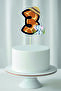 1-2-3-4-5-6 Year Old Safari Themed Birthday Cake Decoration - 3