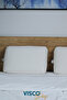Visco Pillow Ergonomic Pillow Risus Viscose Pillow with Case 60X40X15 cm - 6