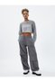 Parachute Trousers Pocket Detailed Elastic Stopper Cotton