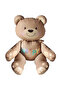 Happy Written Sitting Bear Foil Balloon 77x70 Cm