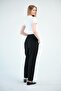 Clothing Plus Size Gabardine Mom Fit Classic Trousers Black - 8