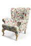 Digital Printed Fabric with Watercolor Bird Pattern. Cotton Lining Upholstery Fabric - 4