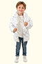 Boys White Removable Hooded Water & Windproof Winter Puffer Jacket & Coat & Parka with Pockets - 2
