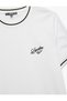 Cotton Short Sleeve Bias Embroidered Regular Fit Crew Neck T-Shirt - 5