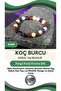 Aries Zodiac Sign Natural Stone 8mm Hematite Bracelet