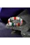 Aries Natural Stone Wide Cut Bracelet - 8