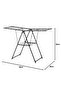 Strong Laundry Drying Rack Black Color - 4