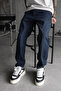 Men's Baggy Fit Jeans Jean Loose Cut Trousers - 2