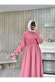LACE DETAIL LINEN SUMMER DRESS - 3