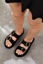Women's Extra Comfortable Double Buckle Daily Slippers - 2