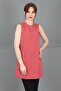 Zero Neck Sleeveless Blouse-Tile - 3001100 - 3