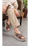 Women's Genuine Leather Cross Arched Orthopedic Sandals - 3