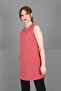 Zero Neck Sleeveless Blouse-Tile - 3001100 - 2