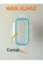 Set of 4 Mini Diet Containers Bpa Free Airtight Storage Container Food Box with Removable Compartment 350 ml - 4